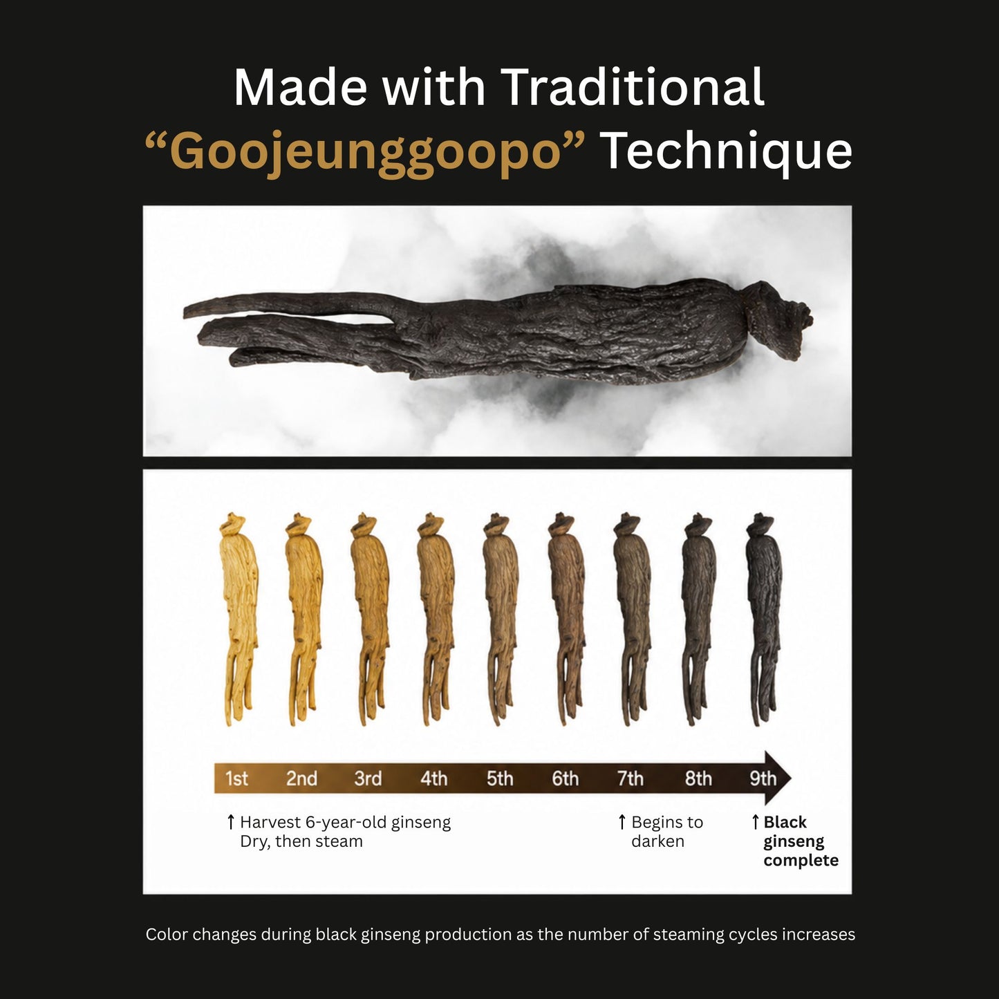 6-Year-Old Fermented Black Ginseng Extract
