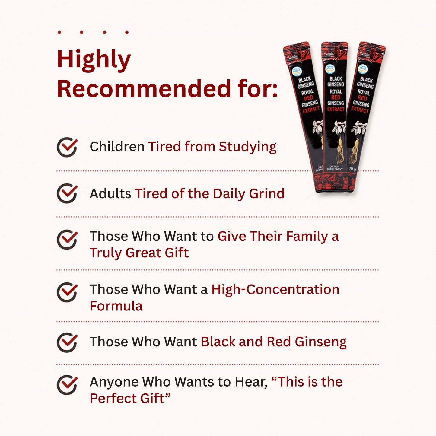 Premium Black Ginseng Extract Royal Stick