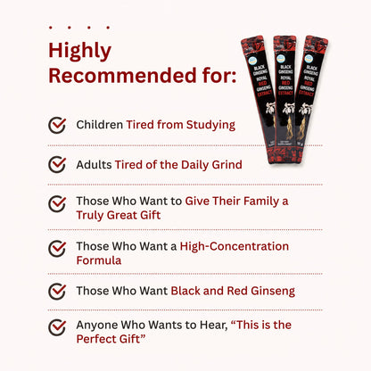 Premium Black Ginseng Extract Royal Stick