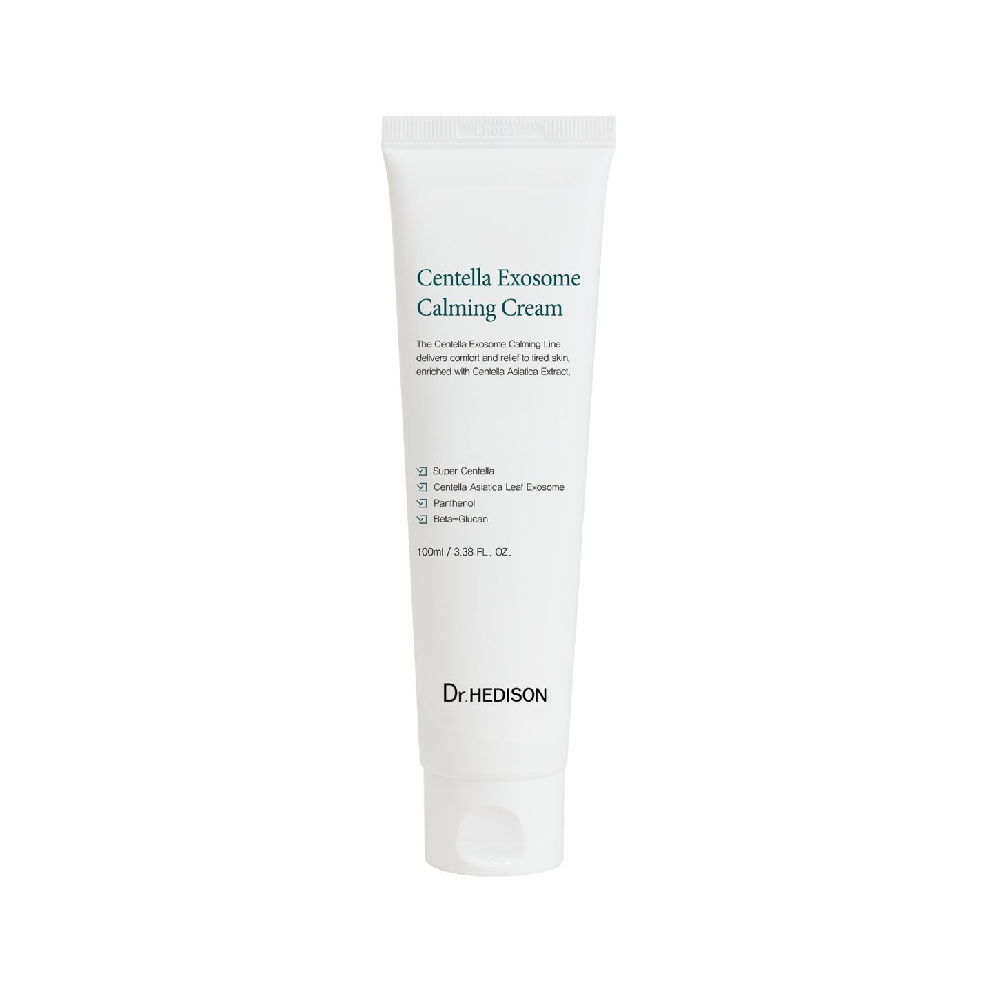 Tube of Dr. Hedison Centella Exosome Calming Cream on a white background