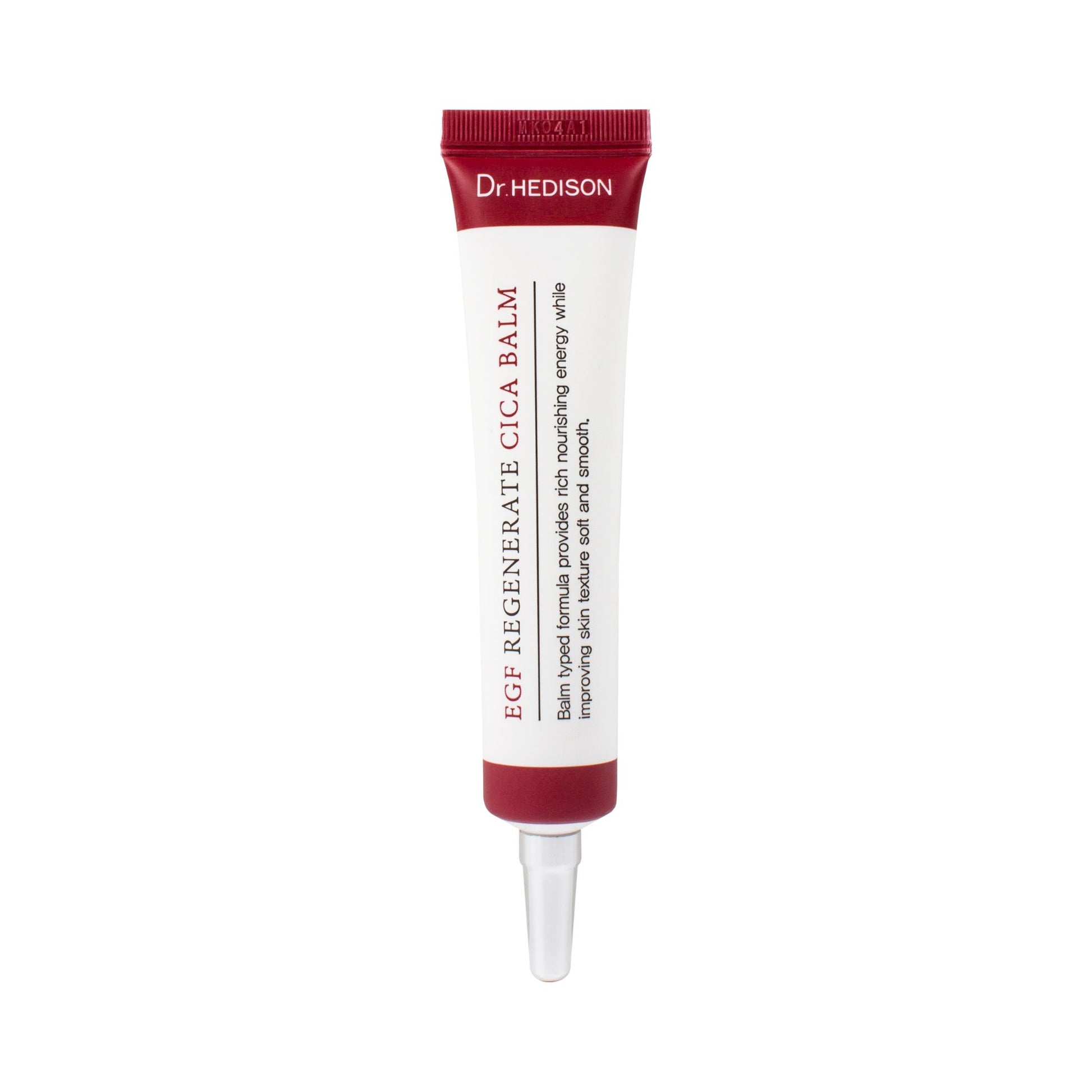 Dr. Hedison EGF Regenerate Cica Balm tube on a white background