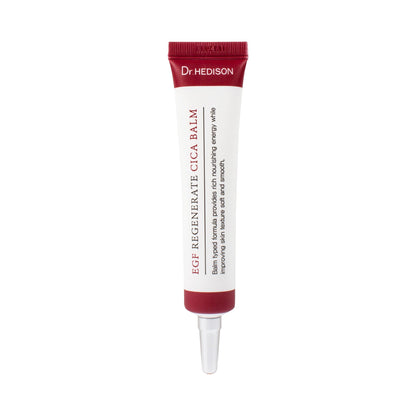 Dr. Hedison EGF Regenerate Cica Balm tube on a white background