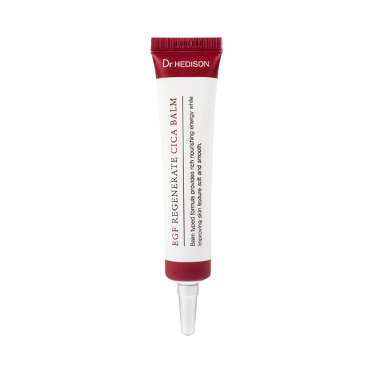 Dr. Hedison EGF Regenerate Cica Balm tube on a white background